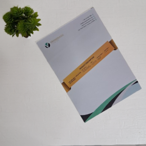 a4 100 gsm deo paper with gold foiling